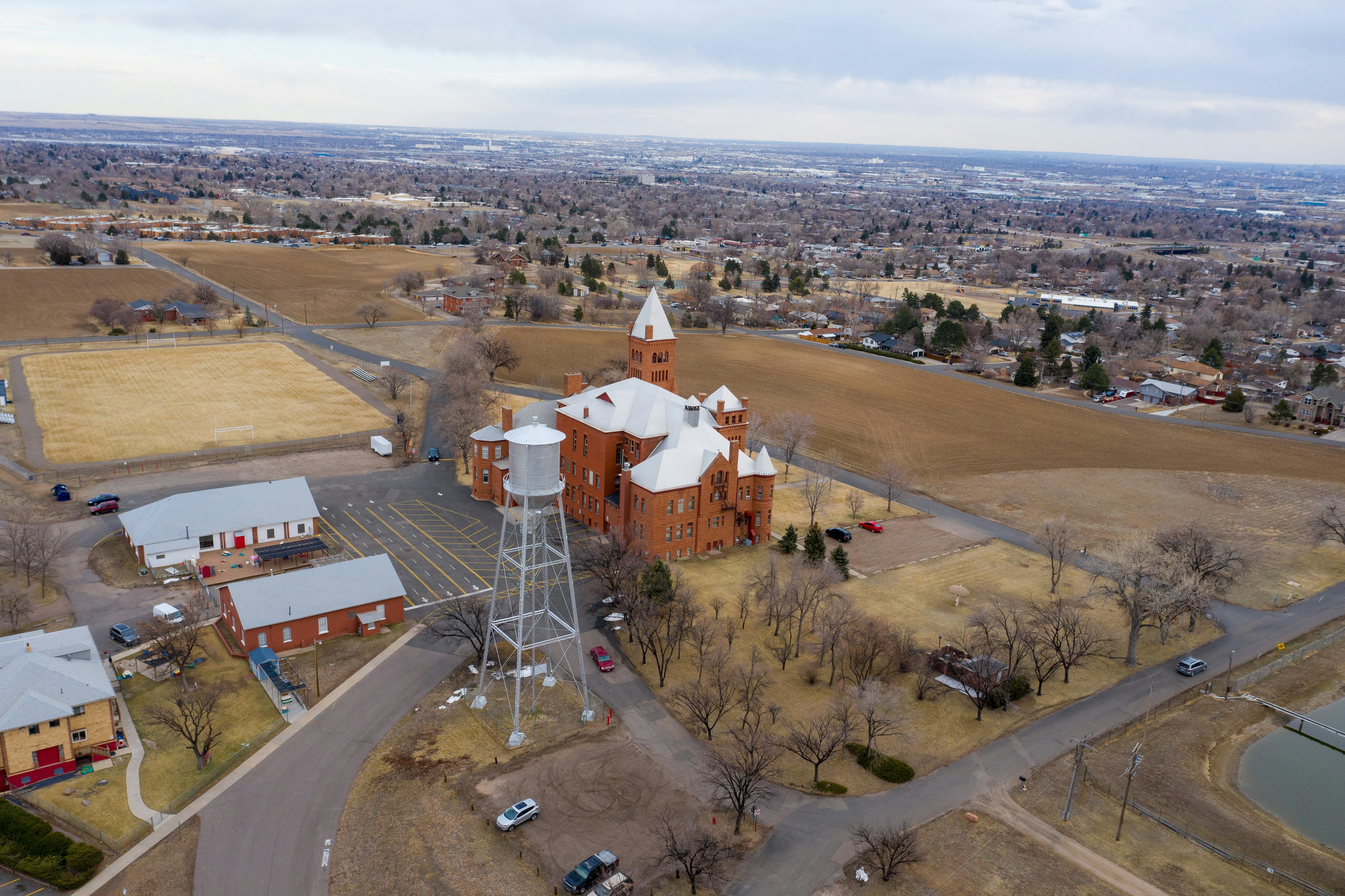 The Front Range seen across Westminster, Colorado
